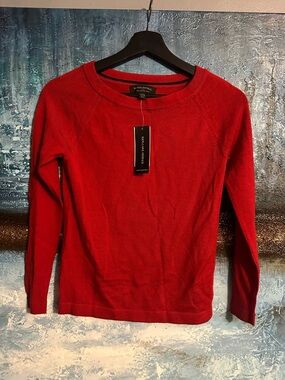 Bright Red Women's Crewneck Sweater